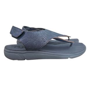 Ryka Margo Next Thong Sandals Women’s 9.5 Blue Comfort Walking Travel Vacation